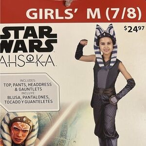 Disguise Ahsoka Tano Kids Costume - Blue and Black